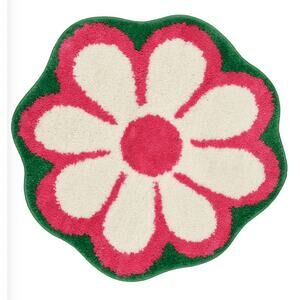 IKEA KÄRRKNIPPROT KARKKNIPPROT, Bath Mat, Floral Pattern, 26” (105.960.52) NEW